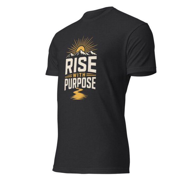 unisex-cvc-t-shirt-black-left-front-69f18b372d9a6.jpg Rise with Purpose T-Shirt