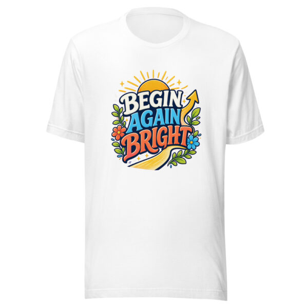 BEGIN AGAIN BRIGHT Heartbeat-20260622-codex-fallback Graphic Tee mockup 3