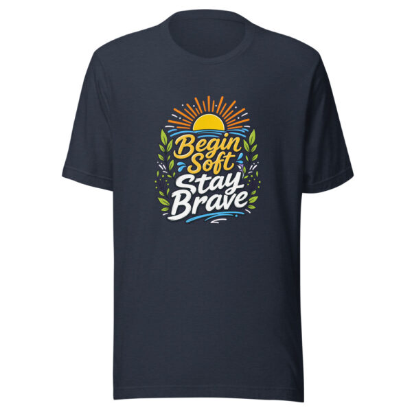 Begin Soft Stay Brave Graphic Tee mockup 1 Begin Soft Stay Brave Graphic Tee front view