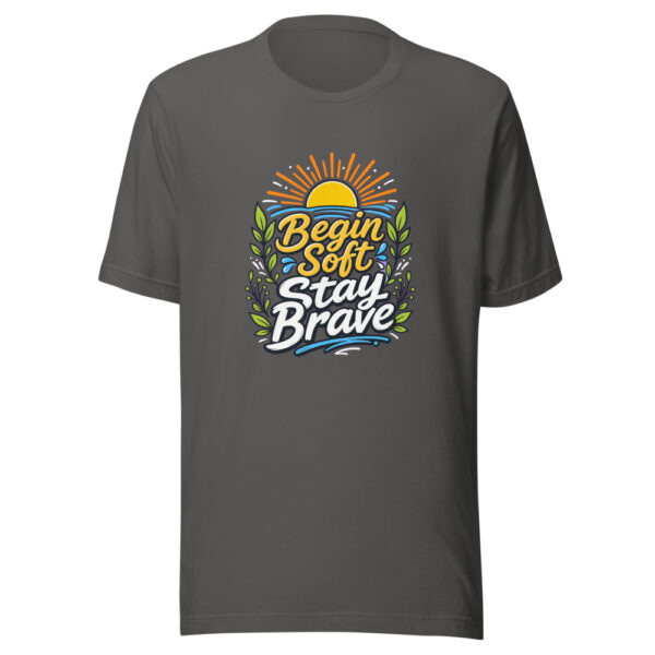 Begin Soft Stay Brave Graphic Tee mockup 5 Begin Soft Stay Brave Graphic Tee mockup 5