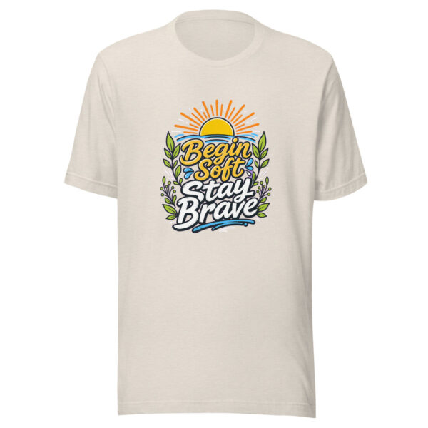 Begin Soft Stay Brave Graphic Tee mockup 8 Begin Soft Stay Brave Graphic Tee mockup 8