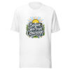 Begin With Bright Courage Graphic Tee mockup 3