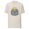 Begin With Bright Courage Graphic Tee mockup 8