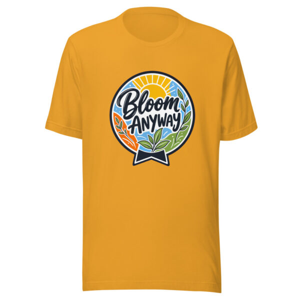 Bloom Anyway Graphic Tee mockup 1 Bloom Anyway Graphic Tee front view