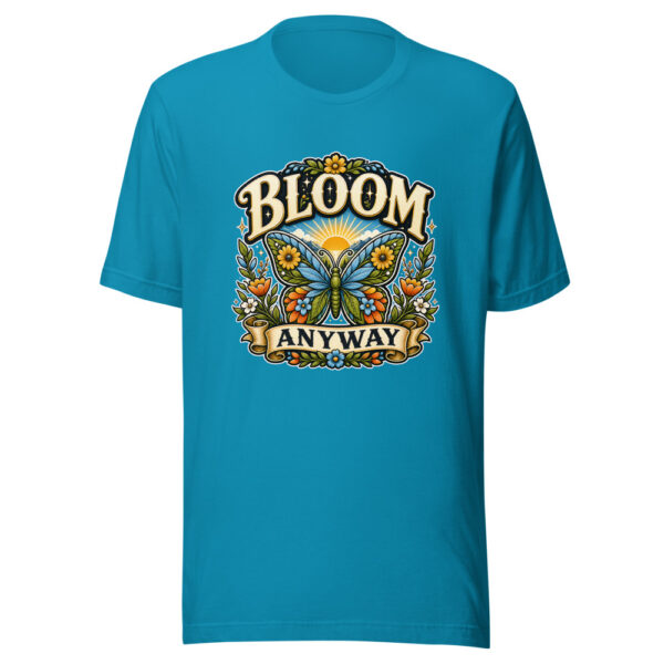 Bloom Anyway Heartbeat-20260613-inspirational-codex Graphic Tee mockup 2 Bloom Anyway Heartbeat-20260613-inspirational-codex Graphic Tee mockup 2