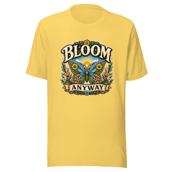 Bloom Anyway Heartbeat-20260613-inspirational-codex Graphic Tee mockup 4