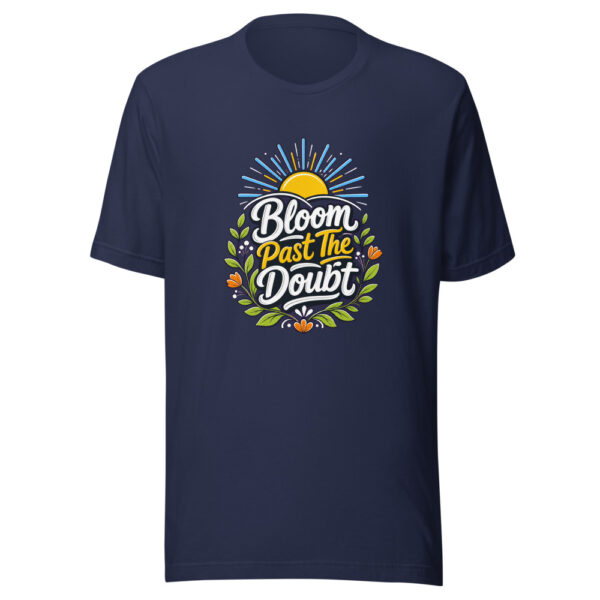 Bloom Past The Doubt Graphic Tee mockup 1 Bloom Past The Doubt Graphic Tee front view