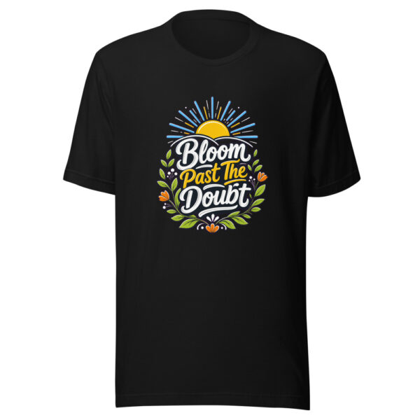 Bloom Past The Doubt Graphic Tee mockup 2 Bloom Past The Doubt Graphic Tee mockup 2