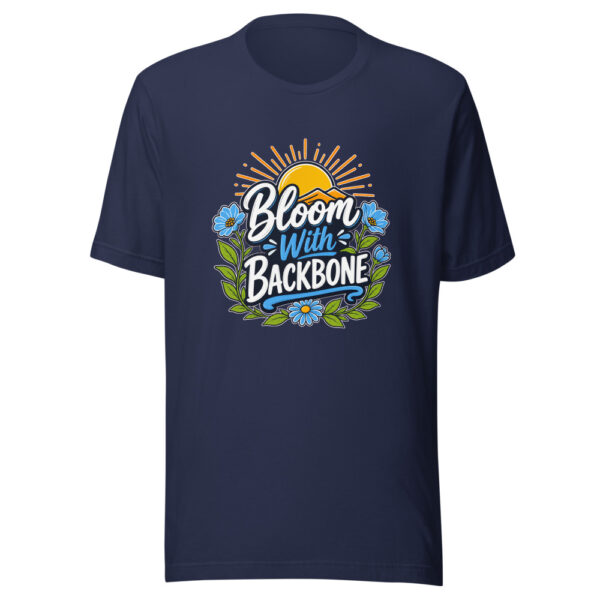 Bloom With Backbone Graphic Tee mockup 4 Bloom With Backbone Graphic Tee mockup 4