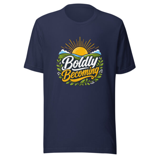 Boldly Becoming Graphic Tee mockup 3 Boldly Becoming Graphic Tee mockup 3