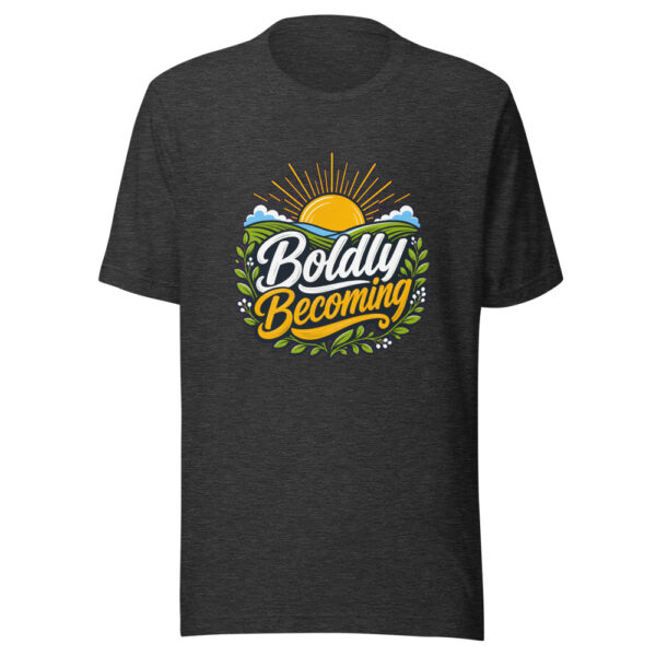 Boldly Becoming Graphic Tee mockup 6 Boldly Becoming Graphic Tee mockup 6