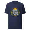 Brave Blooms Quietly Graphic Tee mockup 4