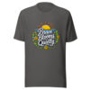 Brave Blooms Quietly Graphic Tee mockup 5