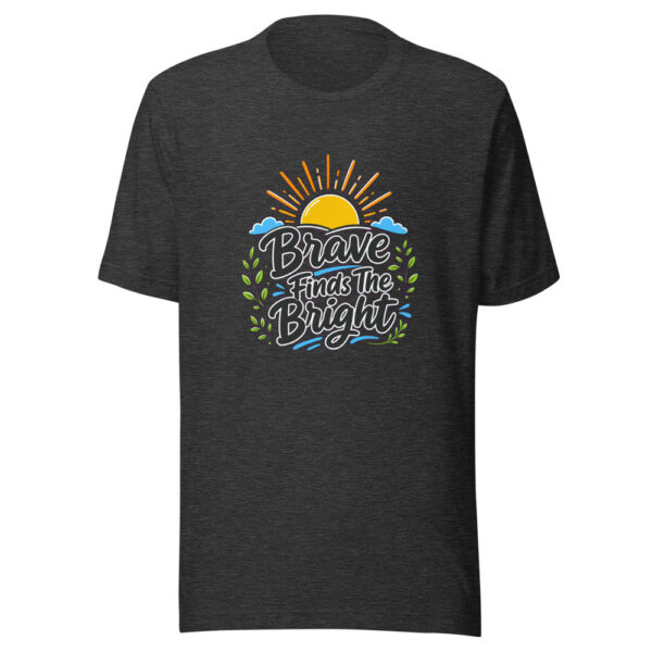 Brave Finds The Bright Graphic Tee mockup 7 Brave Finds The Bright Graphic Tee mockup 7