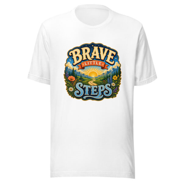 BRAVE LITTLE STEPS Heartbeat-20260614-inspirationalshirts-codex Graphic Tee mockup 3 BRAVE LITTLE STEPS Heartbeat-20260614-inspirationalshirts-codex Graphic Tee mockup 3