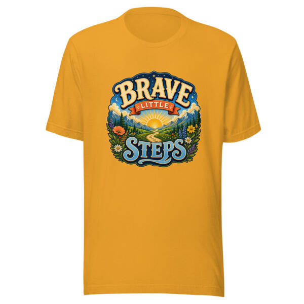BRAVE LITTLE STEPS Heartbeat-20260614-inspirationalshirts-codex Graphic Tee mockup 4 BRAVE LITTLE STEPS Heartbeat-20260614-inspirationalshirts-codex Graphic Tee mockup 4