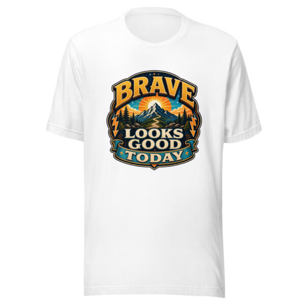 Brave Looks Good Today Heartbeat-20260614-inspirationalshirts-codex Graphic Tee mockup 3 Brave Looks Good Today Heartbeat-20260614-inspirationalshirts-codex Graphic Tee mockup 3