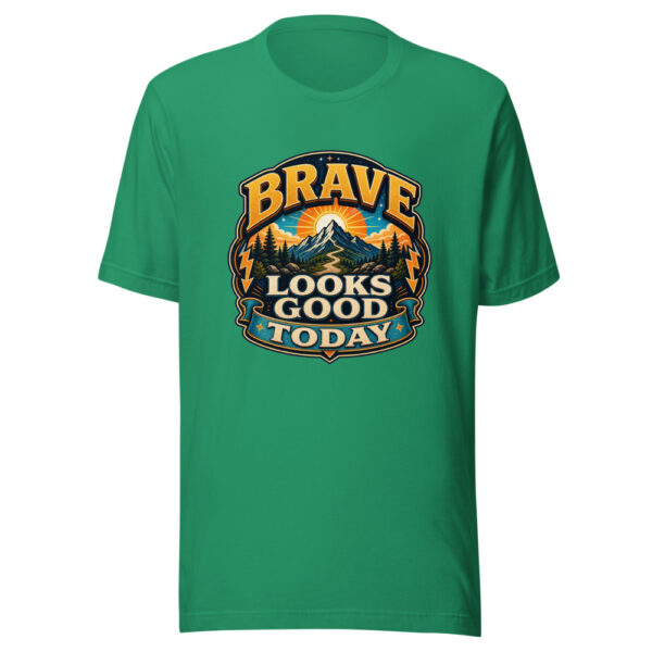 Brave Looks Good Today Heartbeat-20260614-inspirationalshirts-codex Graphic Tee mockup 5 Brave Looks Good Today Heartbeat-20260614-inspirationalshirts-codex Graphic Tee mockup 5