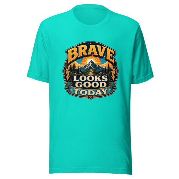 Brave Looks Good Today Heartbeat-20260614-inspirationalshirts-codex Graphic Tee mockup 6 Brave Looks Good Today Heartbeat-20260614-inspirationalshirts-codex Graphic Tee mockup 6