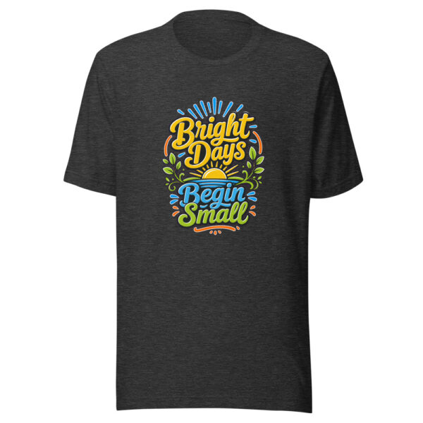 Bright Days Begin Small Graphic Tee front view