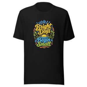 Bright Days Begin Small Graphic Tee