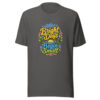 Bright Days Begin Small Graphic Tee mockup 5