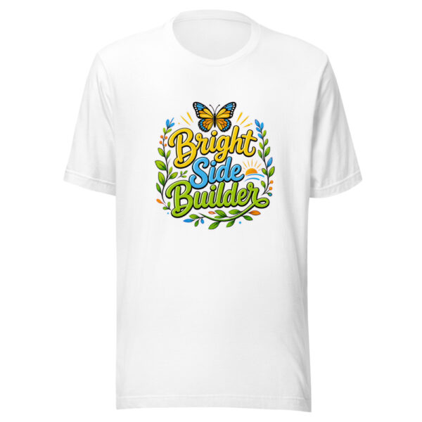 Bright Side Builder Graphic Tee mockup 3