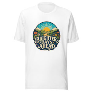 BRIGHTER DAYS AHEAD Heartbeat-20260624-codex-fallback Graphic Tee mockup 1 BRIGHTER DAYS AHEAD Heartbeat-20260624-codex-fallback Graphic Tee front view