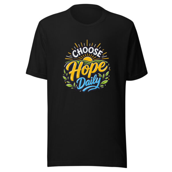 Choose Hope Daily Graphic Tee mockup 2