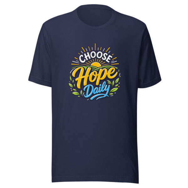 Choose Hope Daily Graphic Tee mockup 4