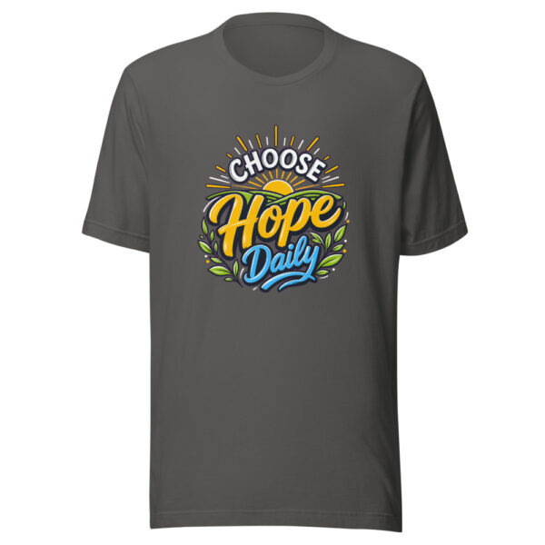 Choose Hope Daily Graphic Tee mockup 5