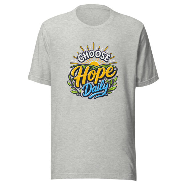 Choose Hope Daily Graphic Tee mockup 6