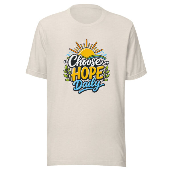 Choose Hope Daily Graphic Tee mockup 8 Choose Hope Daily Graphic Tee mockup 8