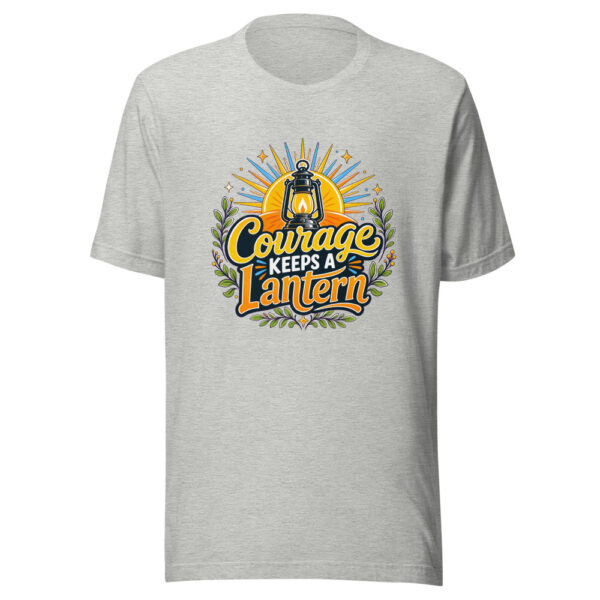 Courage Keeps A Lantern Graphic Tee mockup 5 Courage Keeps A Lantern Graphic Tee mockup 5
