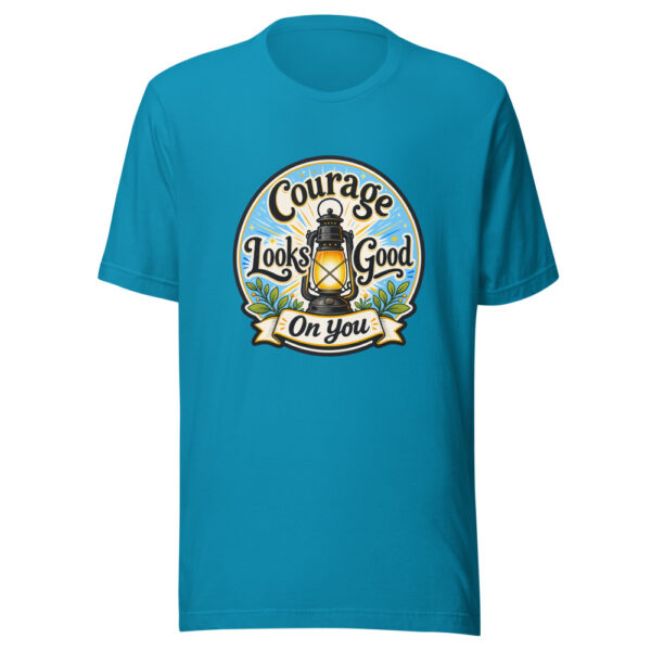 Courage Looks Good On You Graphic Tee mockup 2 Courage Looks Good On You Graphic Tee mockup 2