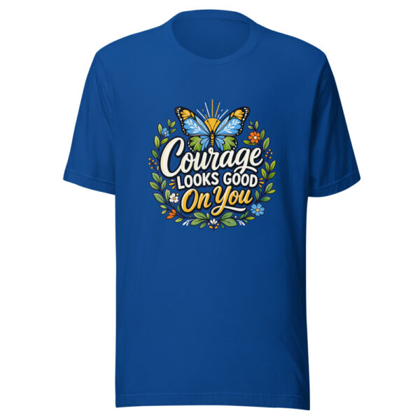 Courage Looks Good On You Graphic Tee mockup 3 Courage Looks Good On You Graphic Tee mockup 3