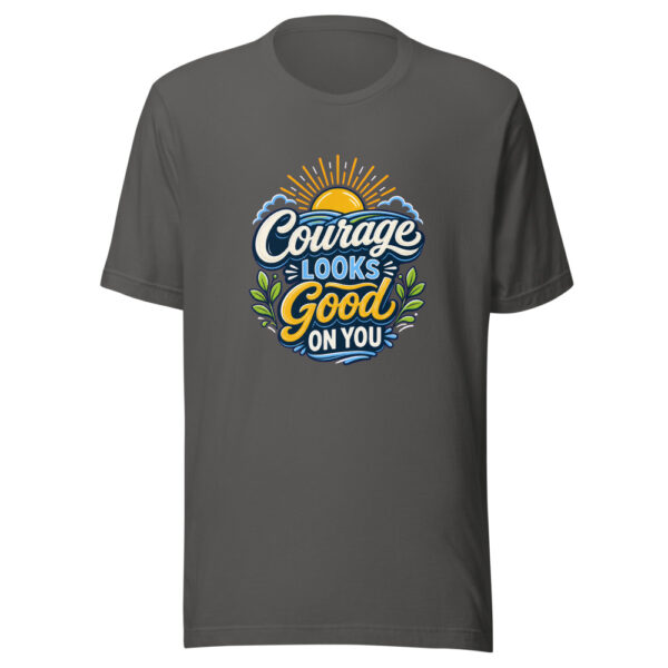 Courage Looks Good On You Graphic Tee mockup 4 Courage Looks Good On You Graphic Tee mockup 4