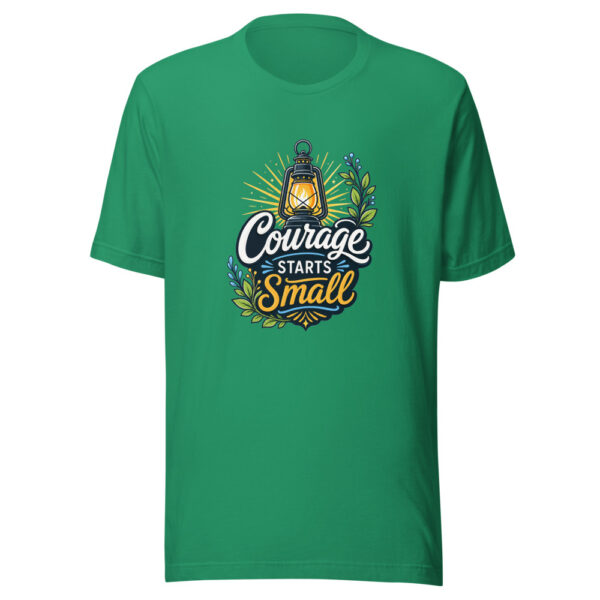 Courage Starts Small Graphic Tee mockup 5 Courage Starts Small Graphic Tee mockup 5