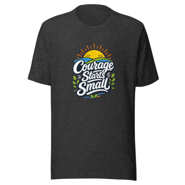 Courage Starts Small Graphic Tee mockup 6 Courage Starts Small Graphic Tee mockup 6