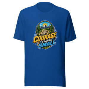 Courage Starts Small Heartbeat-20260613-inspiration-codex Graphic Tee front view