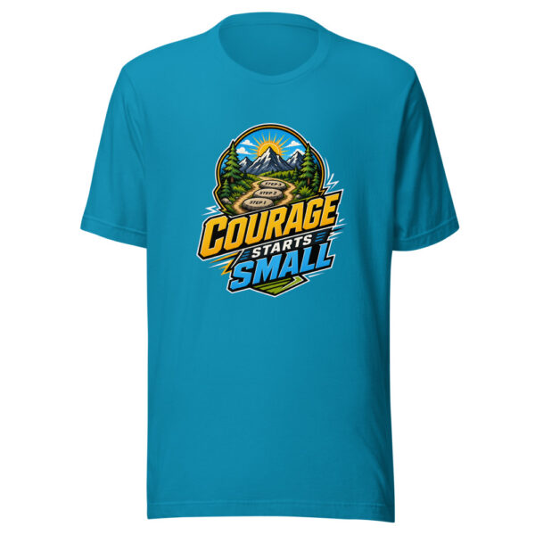 Courage Starts Small Heartbeat-20260613-inspiration-codex Graphic Tee mockup 2 Courage Starts Small Heartbeat-20260613-inspiration-codex Graphic Tee mockup 2