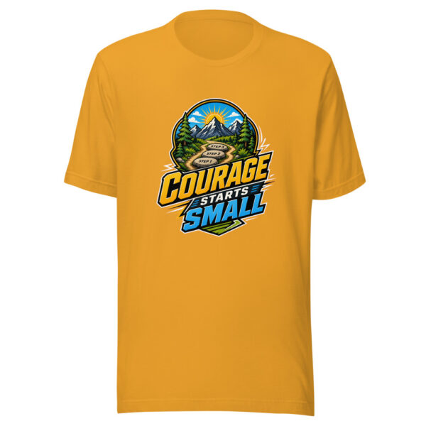 Courage Starts Small Heartbeat-20260613-inspiration-codex Graphic Tee mockup 3 Courage Starts Small Heartbeat-20260613-inspiration-codex Graphic Tee mockup 3