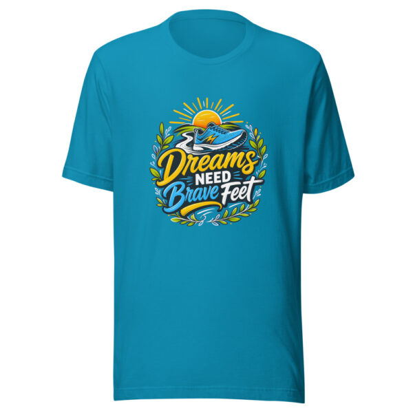 Dreams Need Brave Feet Graphic Tee mockup 1 Dreams Need Brave Feet Graphic Tee front view