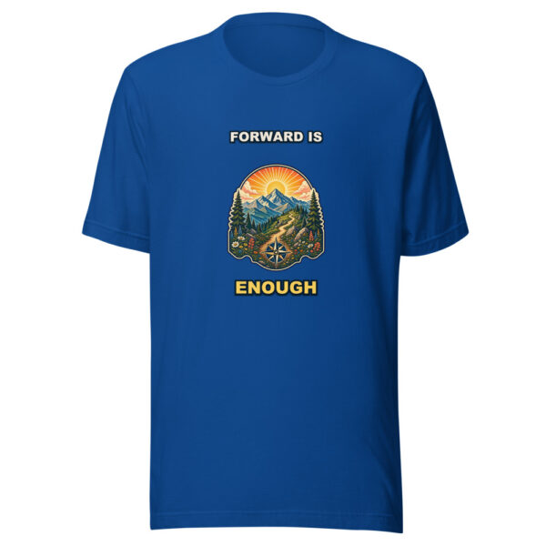 FORWARD IS ENOUGH Heartbeat-20260614-inspirationalshirts-codex Graphic Tee mockup 1 FORWARD IS ENOUGH Heartbeat-20260614-inspirationalshirts-codex Graphic Tee front view