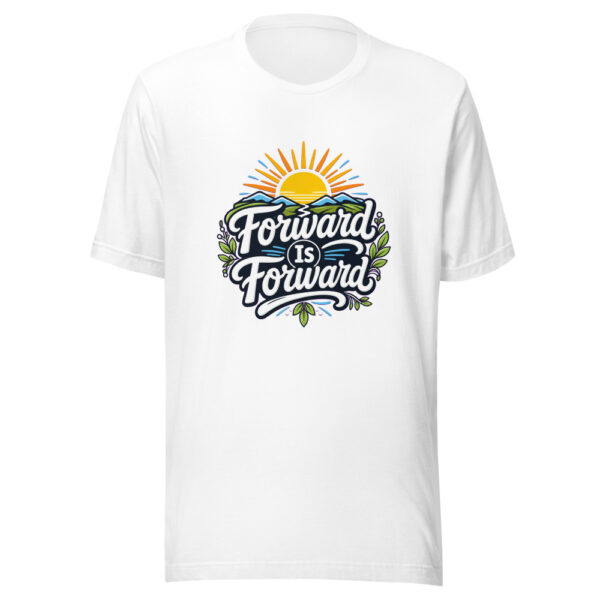 Forward Is Forward Graphic Tee mockup 2