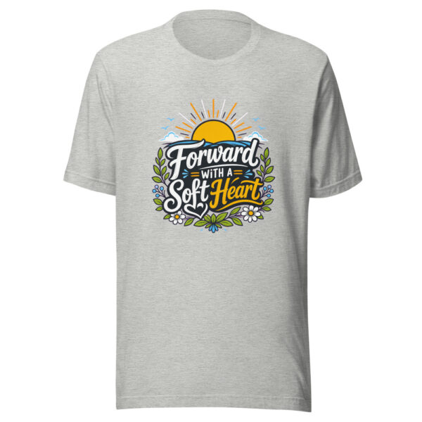 Forward With A Soft Heart Graphic Tee mockup 5 Forward With A Soft Heart Graphic Tee mockup 5