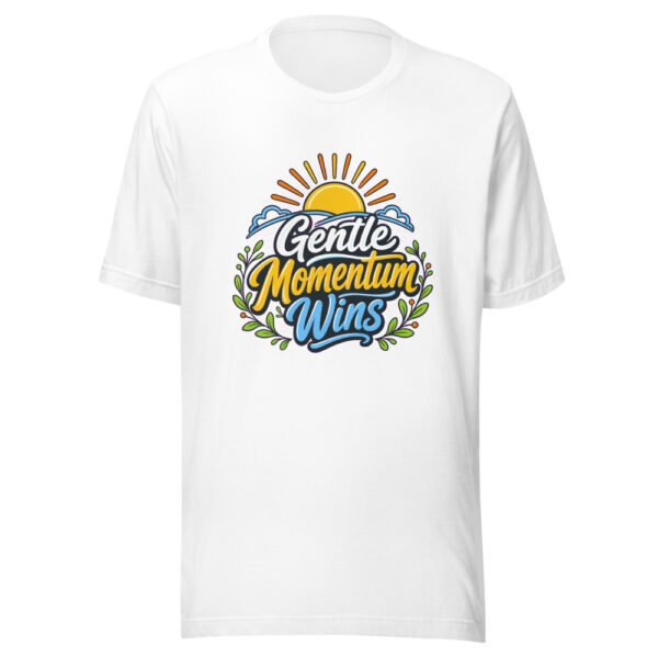 Gentle Momentum Wins Graphic Tee mockup 3 Gentle Momentum Wins Graphic Tee mockup 3