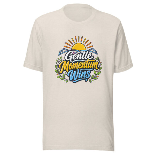 Gentle Momentum Wins Graphic Tee mockup 8 Gentle Momentum Wins Graphic Tee mockup 8