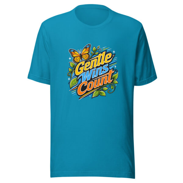 Gentle Wins Count Graphic Tee mockup 2 Gentle Wins Count Graphic Tee mockup 2