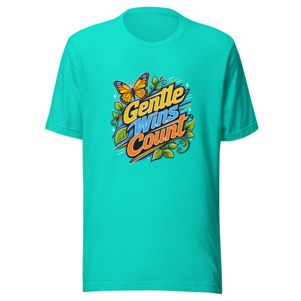 Gentle Wins Count Graphic Tee mockup 6 Gentle Wins Count Graphic Tee mockup 6